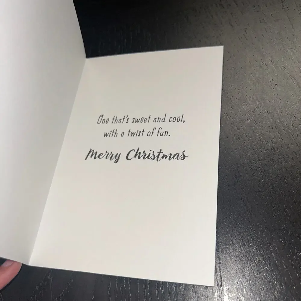 New Hallmark Set of 10 Red Candy Cane Christmas Holiday Greeting Cards